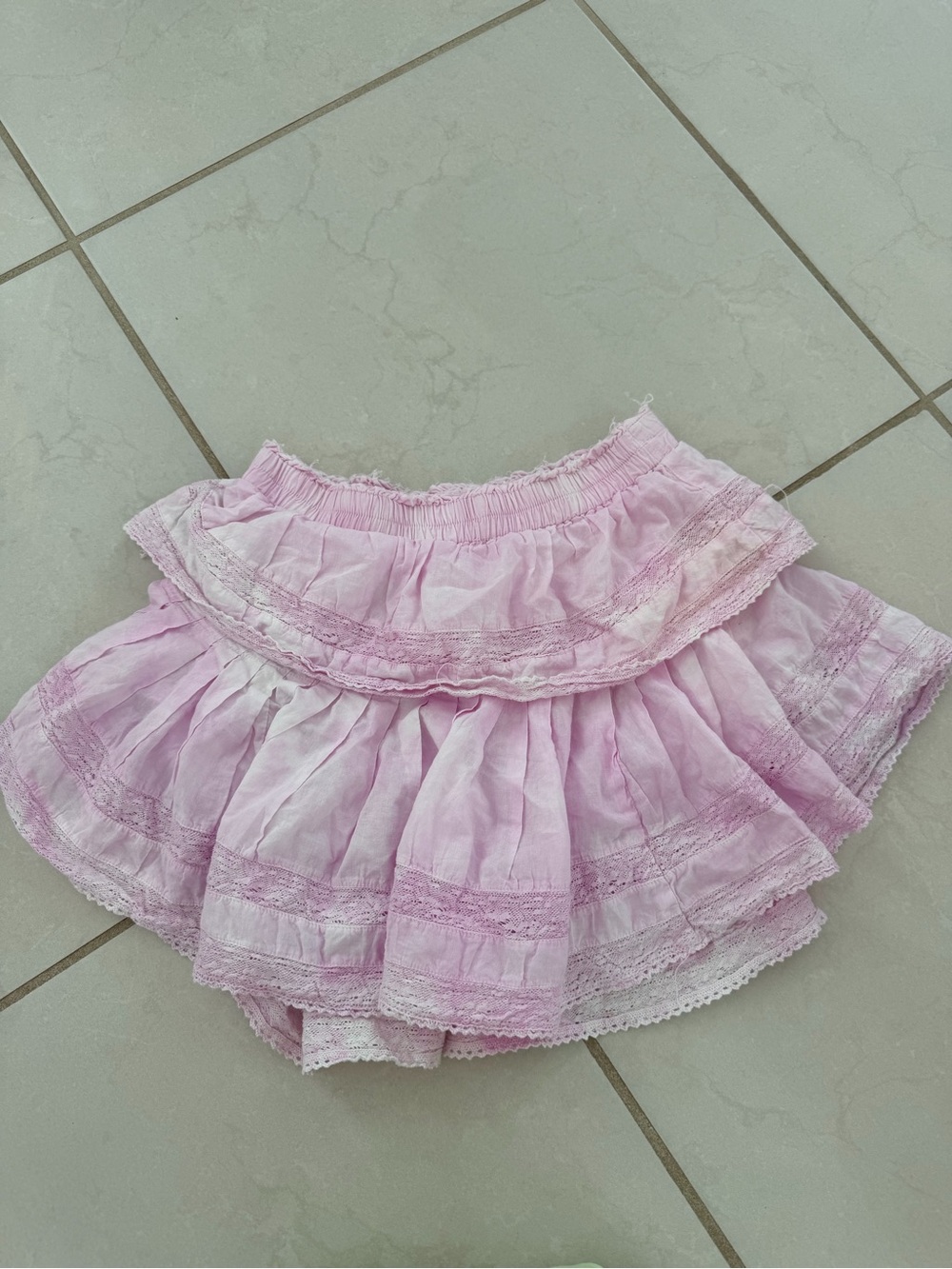 LoveShackFancy Pink Skirt